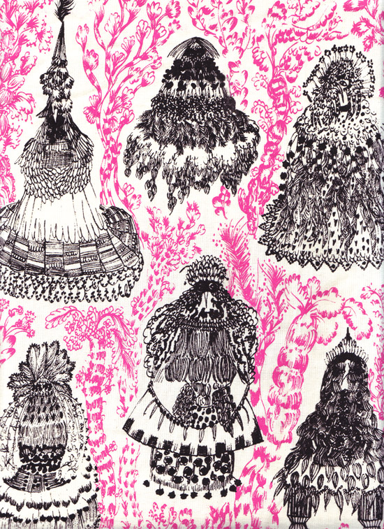 Floating Bird Emporers, detail